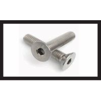 SS Socket Head CSK Screws – Stainless Steel Countersunk Allen Cap Screws for Flush Mounting – A2-70/A4-80 Grade 304/316, 82° Countersunk Head, Passivated, Metric Threads for Clean Finish
